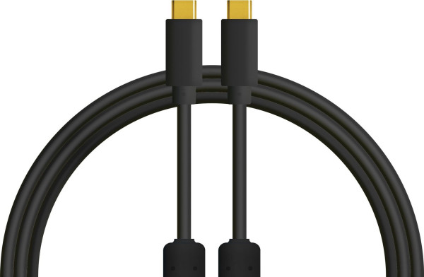DJ TechTools USB-C to C Chroma Cable black straight (ca. 1,0m)