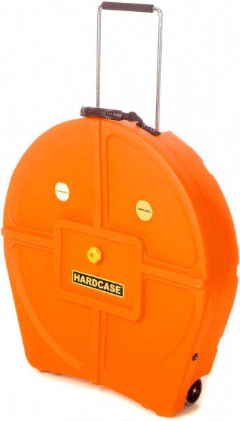 Hardcase HNP9CYM22-O Cymbal Case Trolley für 9 Becken bis 22" - Orange