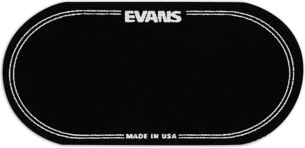 Evans EQPB2 EQ Black Nylon Double Patch