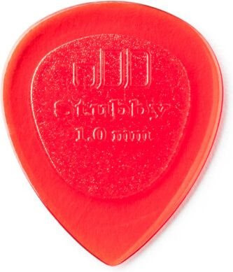 Dunlop Stubby Jazz Plektrum 1,00mm Red