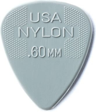 Dunlop Nylon Plektrum 0,60mm light grey