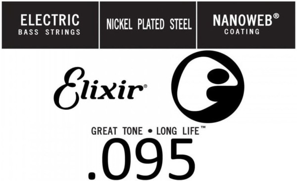 Elixir E-Bass 15395 NanoWeb 095 Einzelsaite