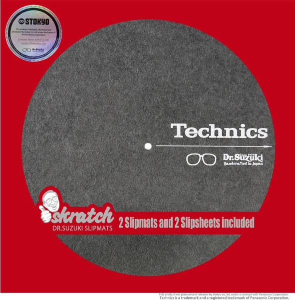 Dr. Suzuki Technics 12" SCRATCH EDITION Slipmats