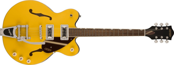 Gretsch G2604T Streamliner™ Rally II Center Block Double-Cut with Bigsby Bamboo Yellow and Copper Me