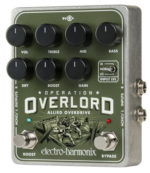 Electro Harmonix Operation Overlord Stereo Overdrive