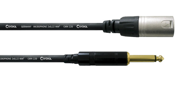 Cordial CCM 5 MP Mikrokabel 5 m XLRm-Klinke mono