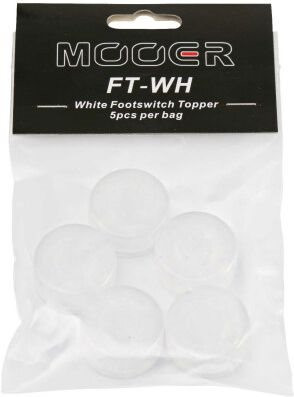 Mooer Candy Footswitch Topper white 5er Set