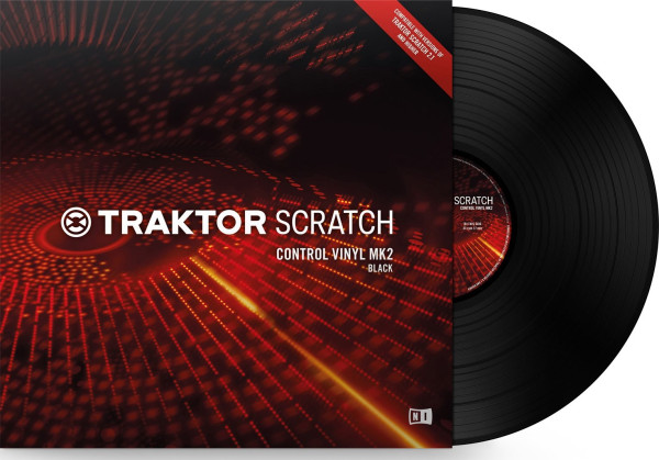 Native Instruments Traktor Scratch Control Vinyl MKII, schwarz