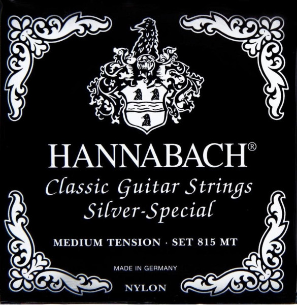 Hannabach 815 Silverspecial Medium Tension Black