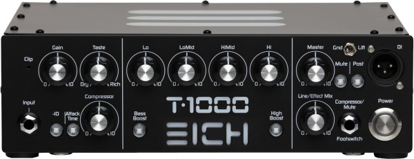 EICH Amplification T-1000 Black Edition Bass Topteil