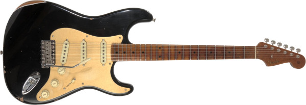 Fender Custom Shop 1956 Stratocaster Relic/CC-HW Aged Black Limited Edition