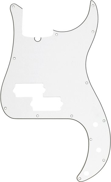 Fender Pickguard P-Bass 13-Loch 3-lagig Parchment